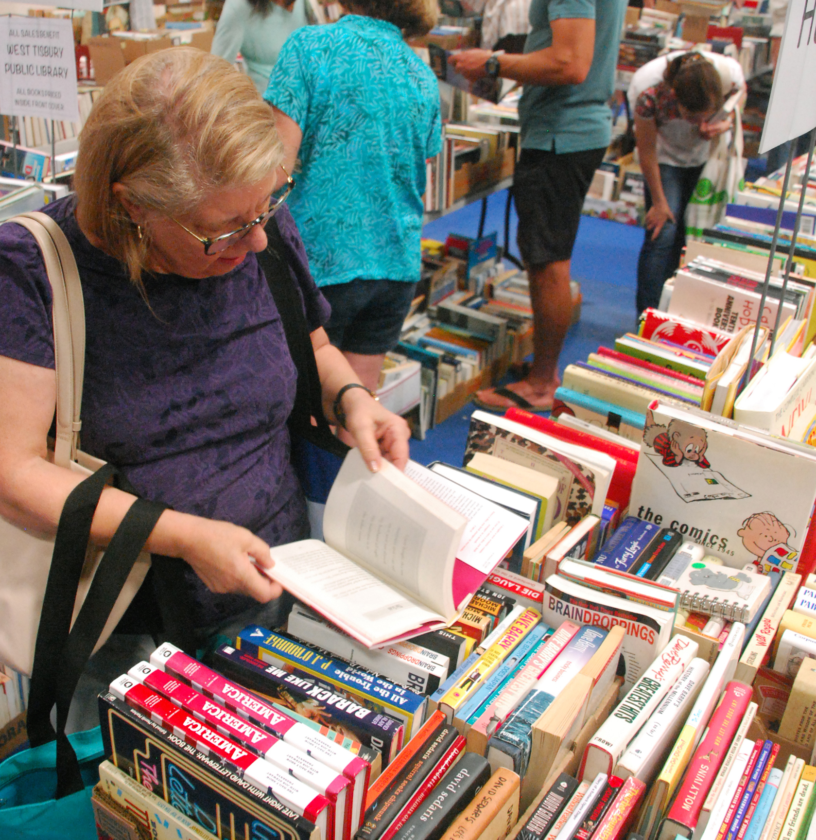 Book Sale Photos! West Tisbury Library