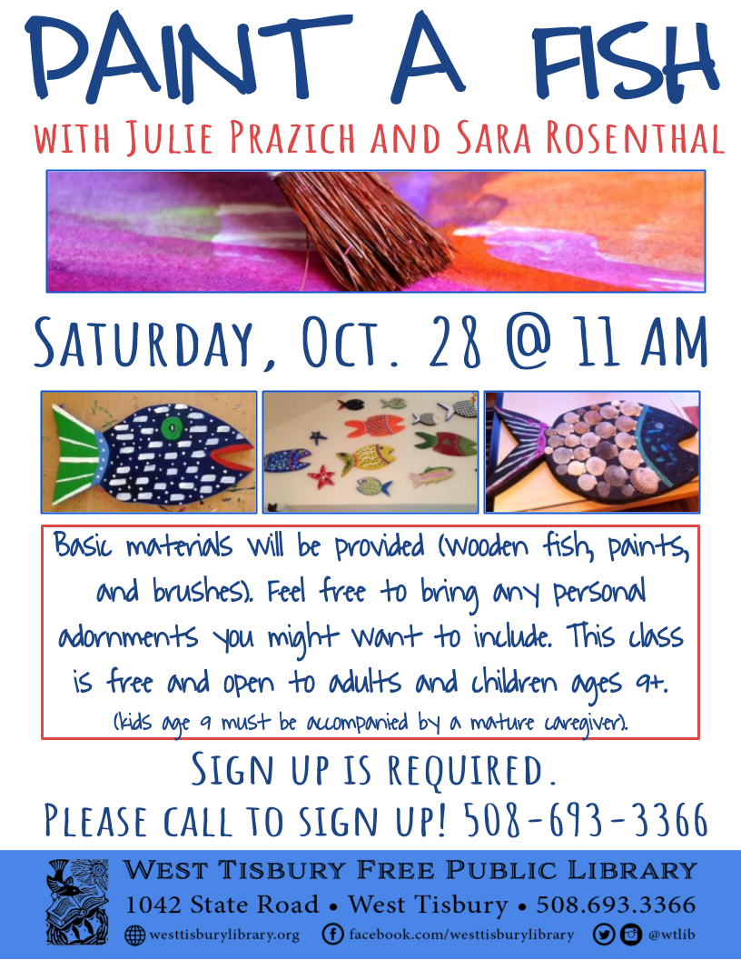 Fish Painting Workshop w/ Julie Prazich & Sara Rosenthal