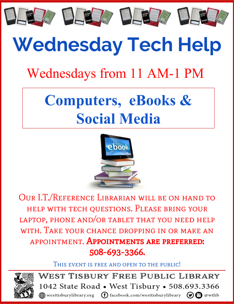 Tech Help - Computers, eBooks, Social Media