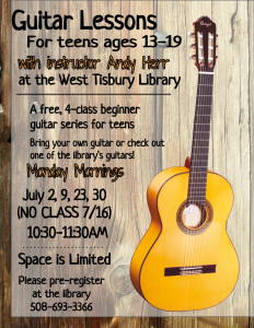 Guitar Lessons for Teens!