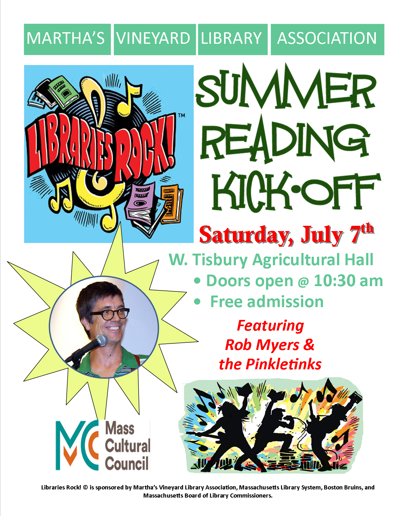 Summer Reading Kick-Off with The Pinkletinks! (at the Ag Hall)