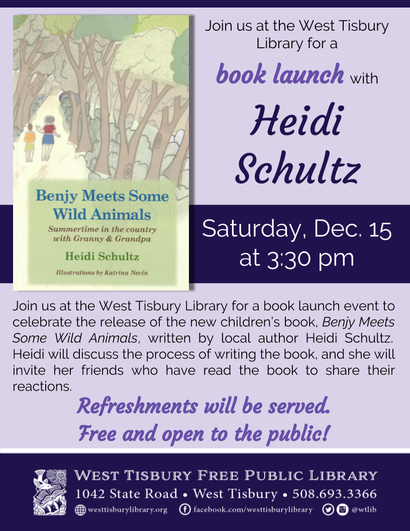 "Benjy Meets Some Wild Animals" with Heidi Schultz