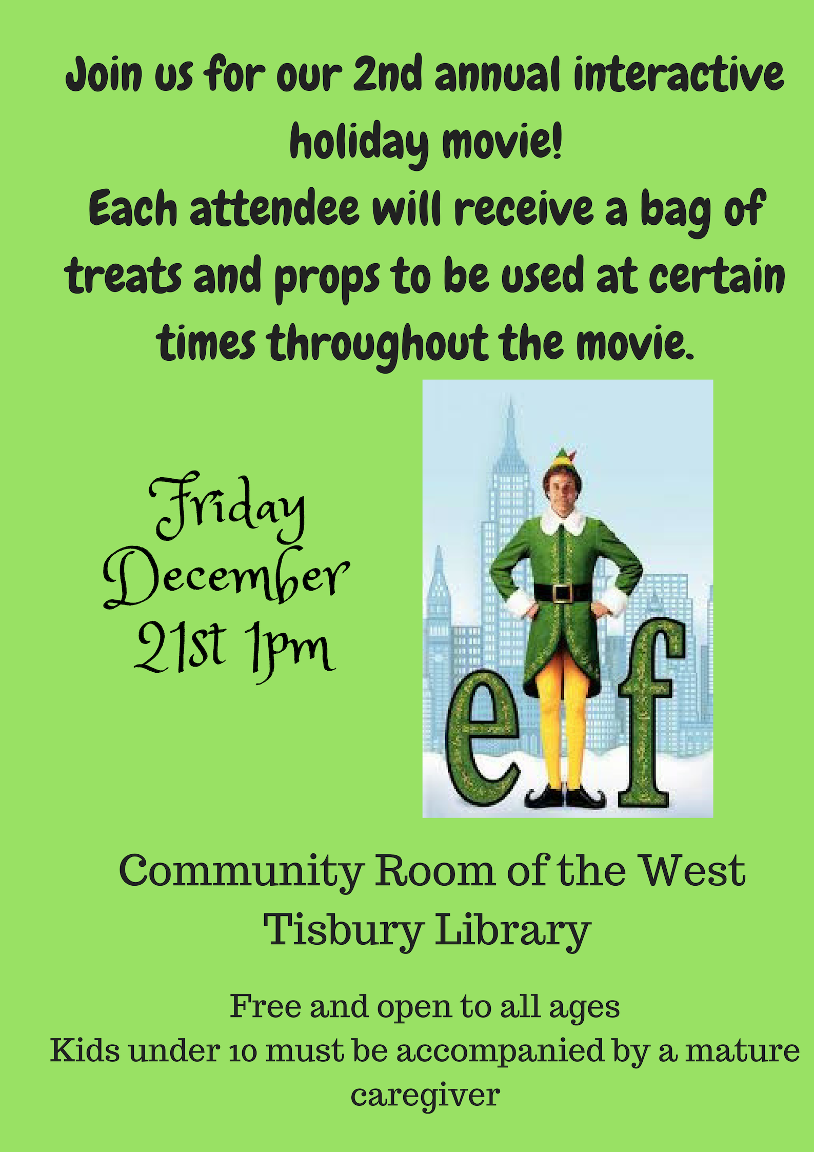 Interactive Screening of a Fun Holiday Film!