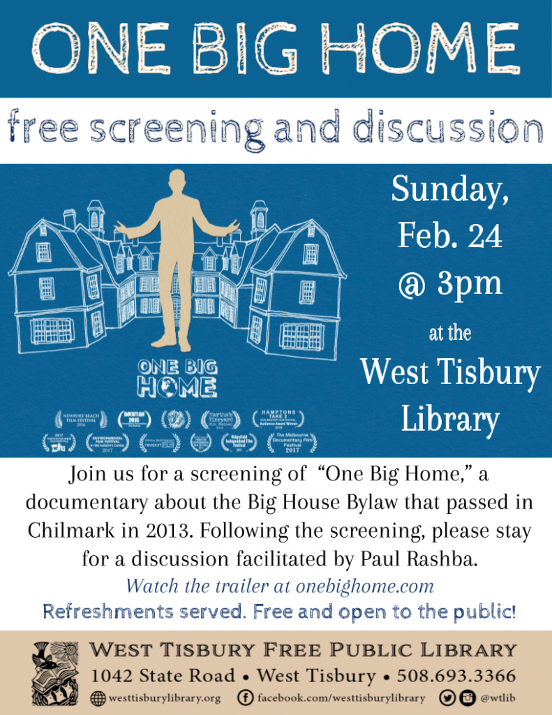 Film Screening & Discussion: “One Big Home”