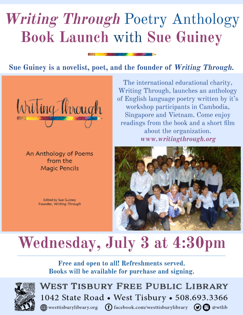 Writing Through: Poetry Anthology Book Launch