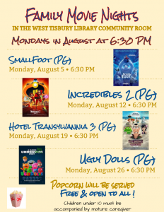 August Family Movie Nights