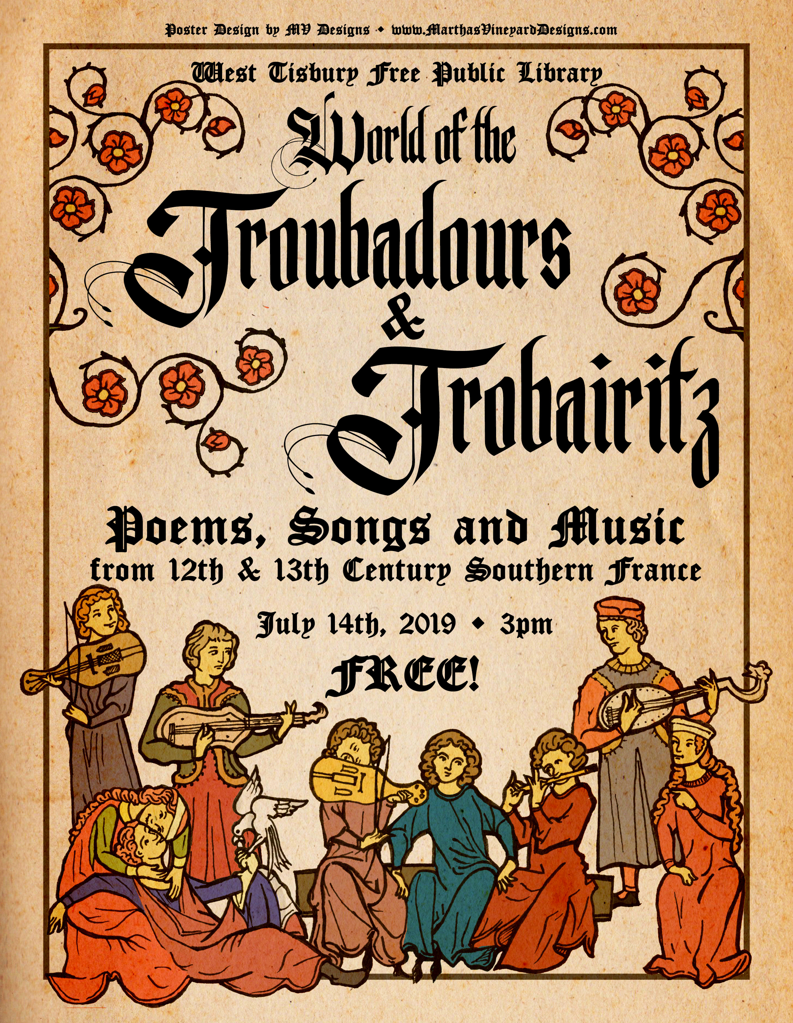 The World of the Troubadours and Trobairitz IX | West Tisbury Library