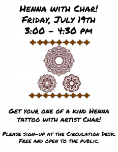 Henna with Char!