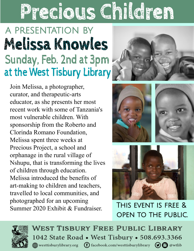 Precious Children: A Presentation with Melissa Knowles