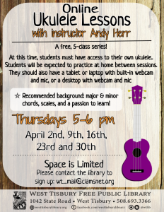 CLASS FULL Online Ukulele Course -With Instructor Andy Herr