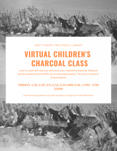 Virtual Children's Charcoal Class with Val Estabrook