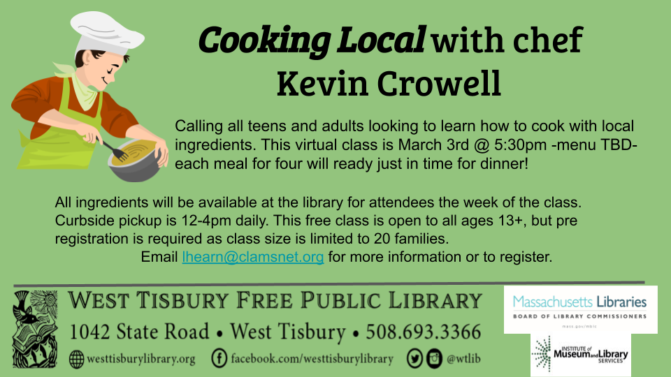 Final class of "Cooking Local" with Kevin Crowell