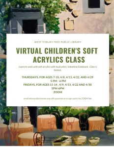 Virtual Children's Soft Acrylic Class