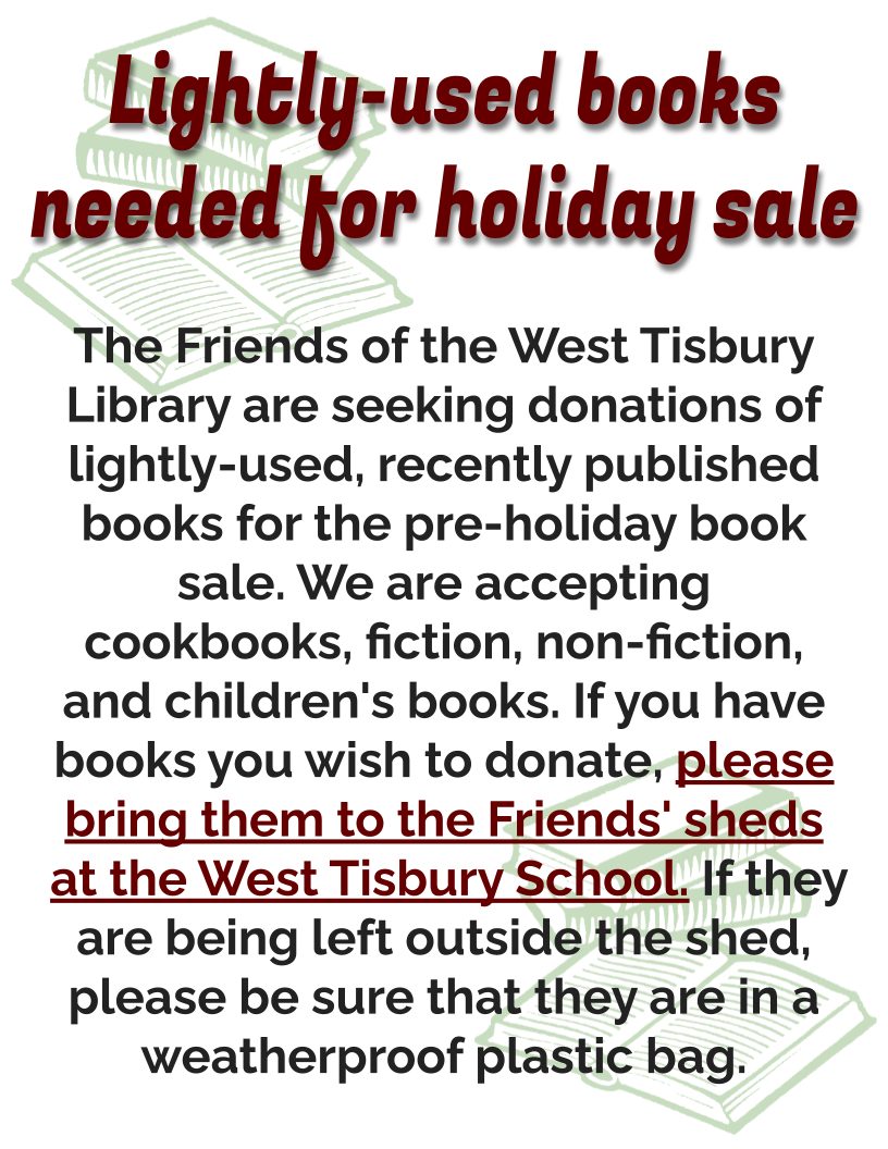 The Book Sale! West Tisbury Public Library