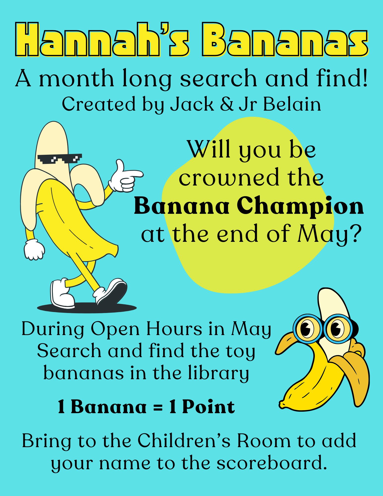 Hannahs Bananas Flyer