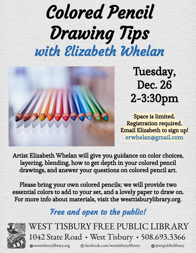 colored.pencils  Melrose Public Library