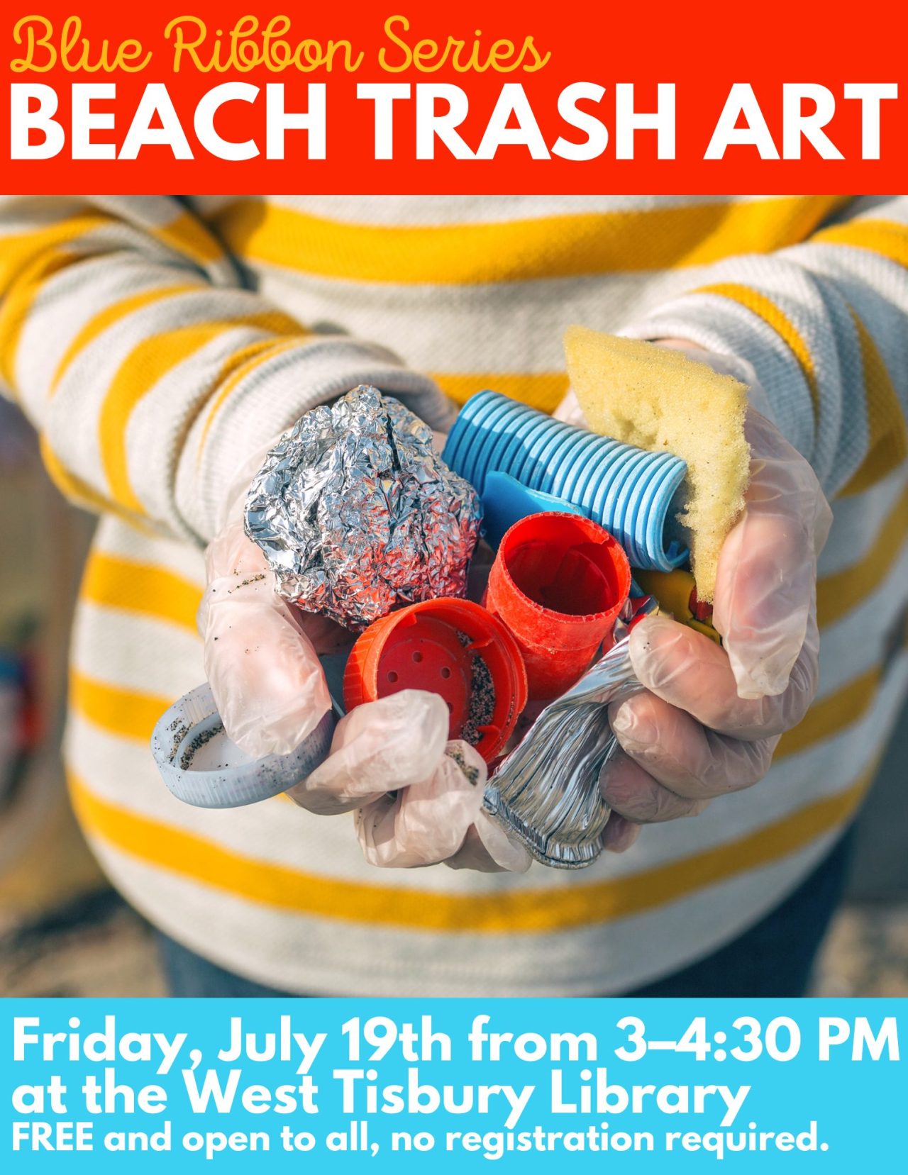 Blue Ribbon Series Upcycled Beach Art West Tisbury Public Library