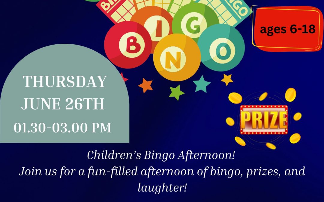 Kids Bingo Bash! Prizes, Fun, and Excitement Await!