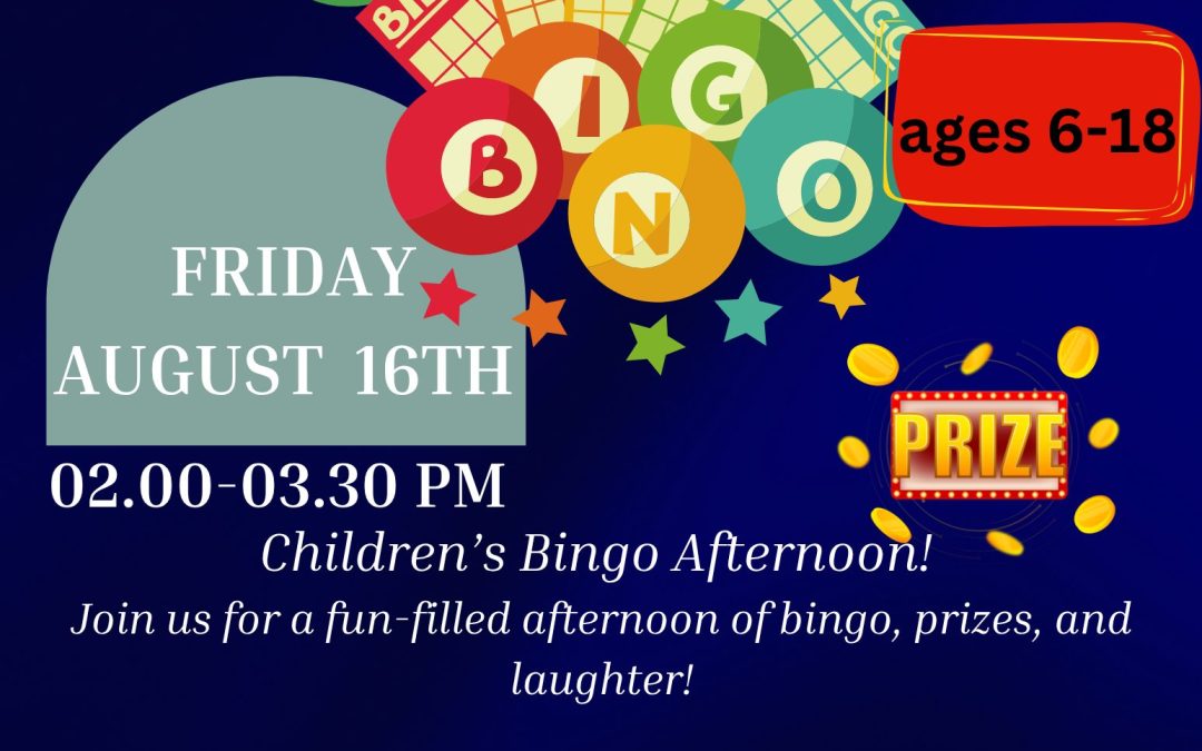Kids Bingo Bash! Prizes, Fun, and Excitement Await!