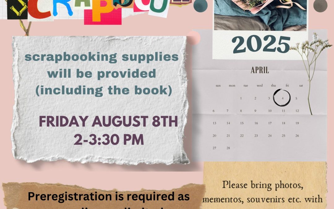 Teen/tween Scrapbooking class-A Fun, Creative Workshop for Teens!