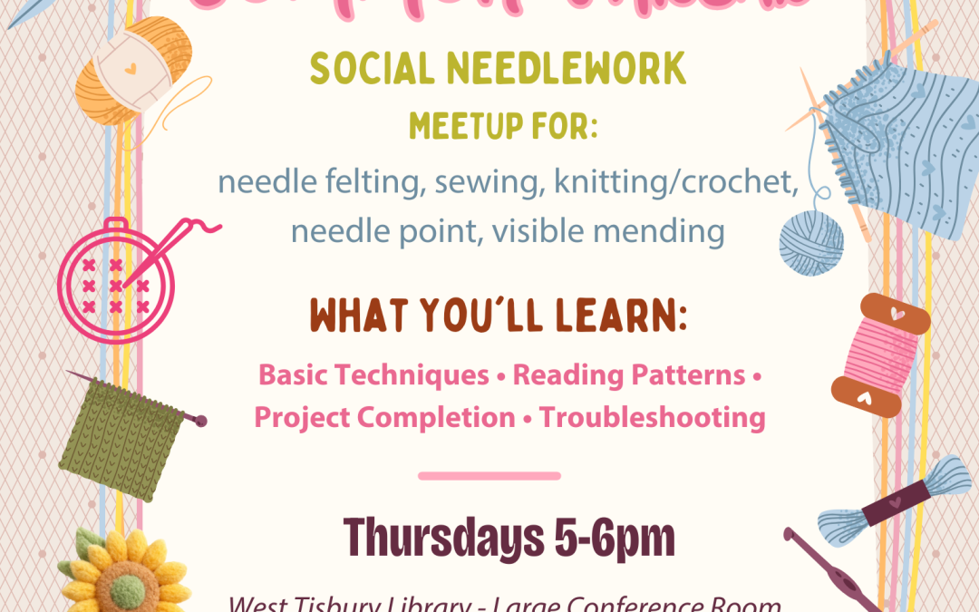 Common Thread: Social Needlework Meetup (formerly Stitch Society Craft Group)
