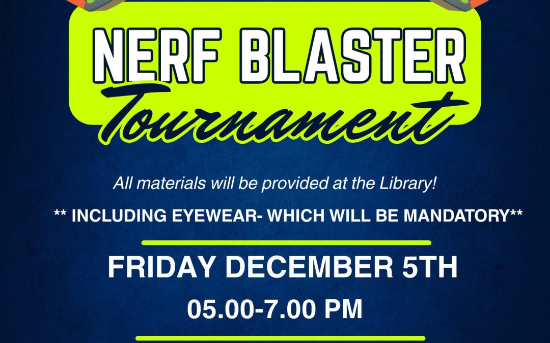 AFTER HOURS NERF BATTLE  AT THE LIBRARY!