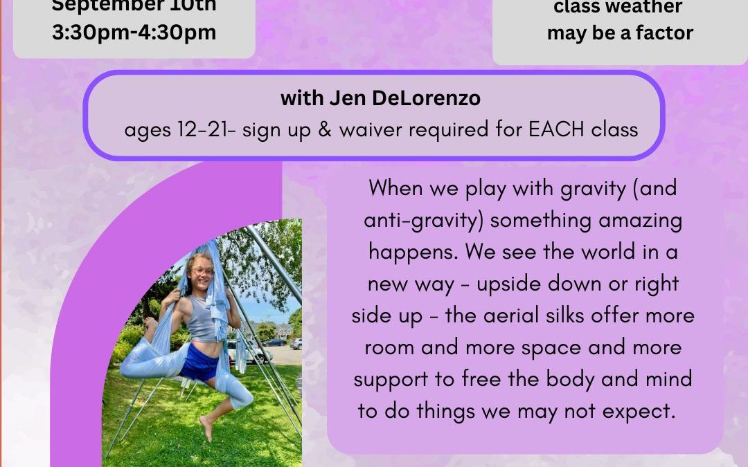 Afterschool aerial yoga for teens/tweens